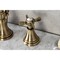 Kingston Brass KS2983BEX Widespread Bathroom Faucet with Brass Pop-Up, Antique Brass KS2983BEX - alternate 5